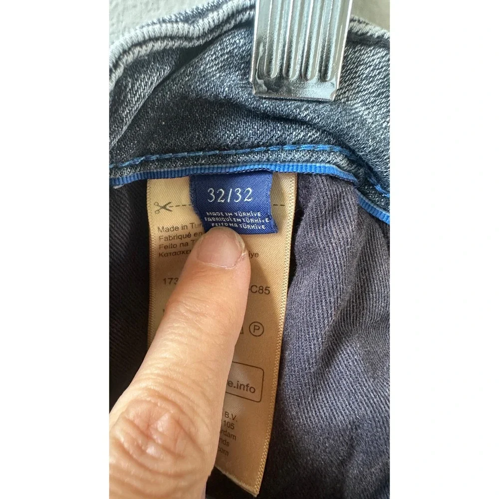 Scotch & Soda Amsterdams Blauw Slim Fit Grey Faded Denim Jeans Mens 32x32